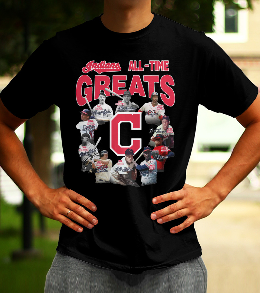 Indians All-Time Greats Cleveland Legends T-Shirt