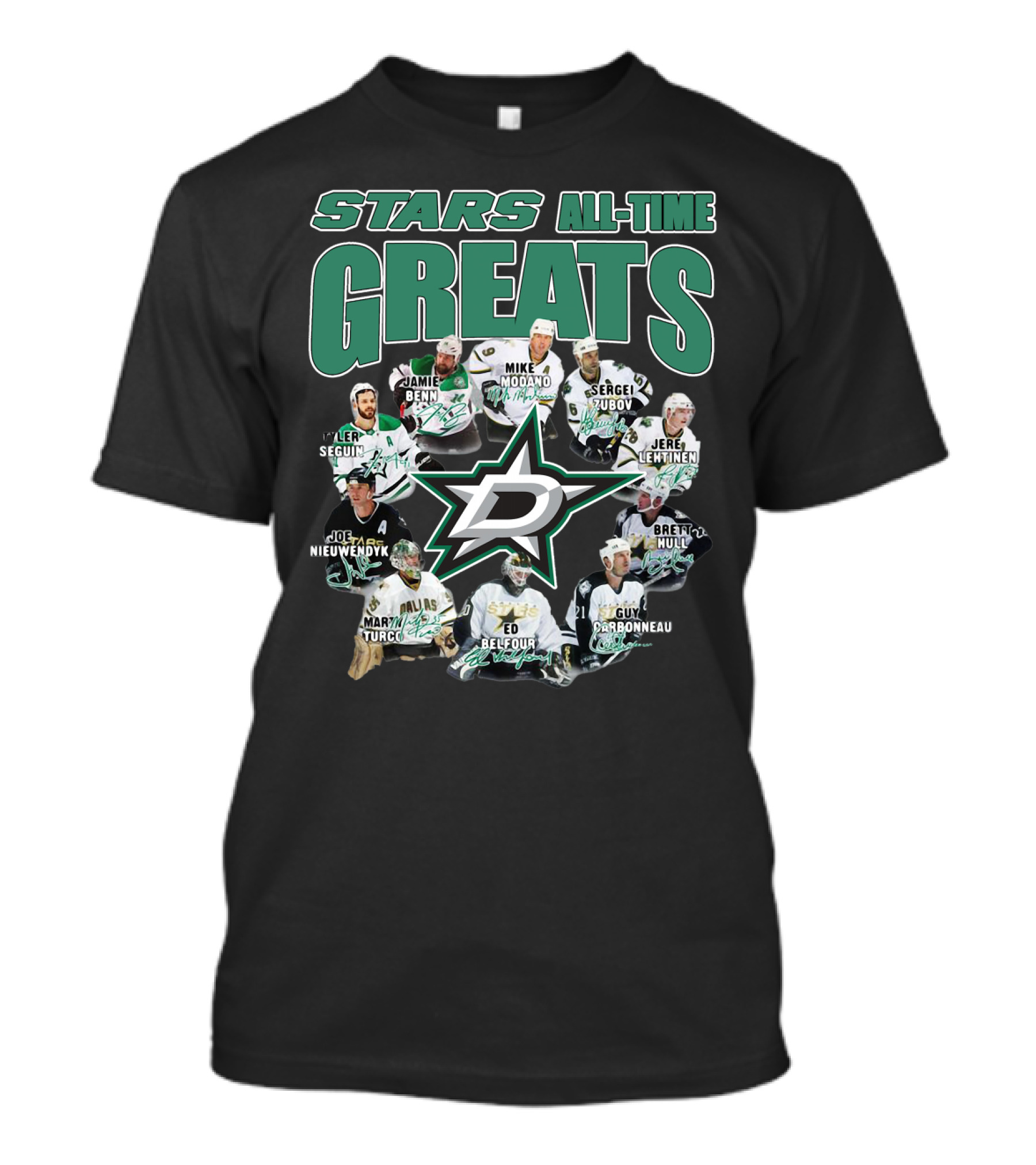 STARS ALL-TIME GREATS Dallas Hockey Legends T-Shirt