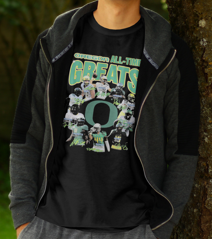 OREGON ALL-TIME GREATS MARIOTA JAMES BLOUNT DUNNIGAN LOVES DAVIS ROYCE FREEMAN T-Shirt