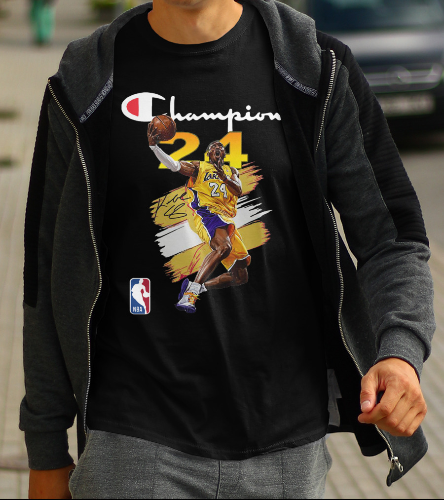 Champion NBA Los Angeles Lakers Kobe Bryant #24 T-Shirt