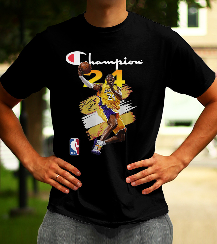 Champion NBA Los Angeles Lakers Kobe Bryant #24 T-Shirt