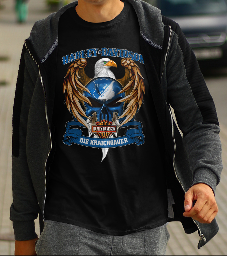 Harley Davidson Tsg 1899 Hoffenheim Die Kraichgauer Bundesliga Eagle T-Shirt
