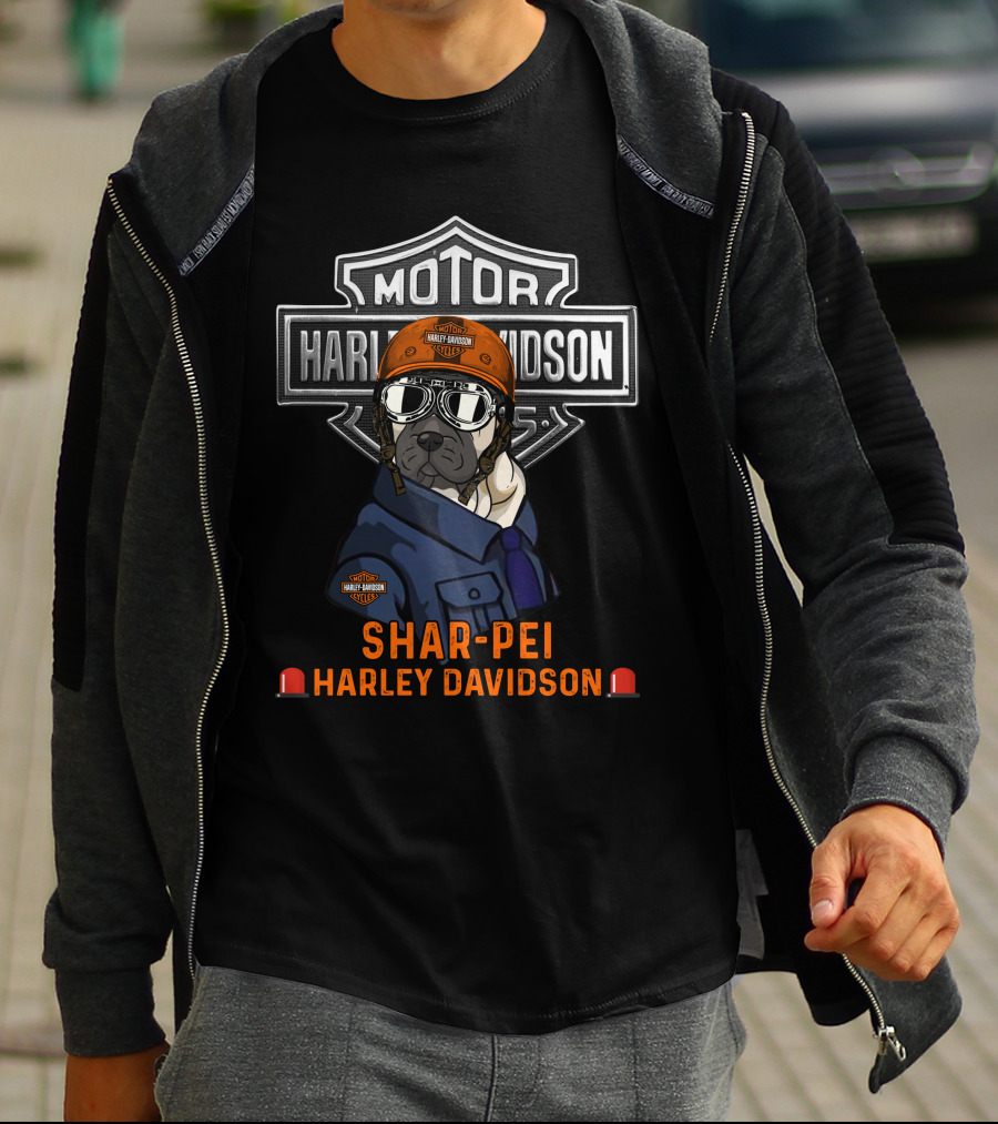 Motor Harley Davidson Shar-Pei Hdteex 112V3 T-Shirt