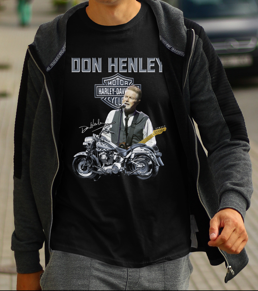 Don Henley Harley Davidson Motorcycle Music Legend T-Shirt