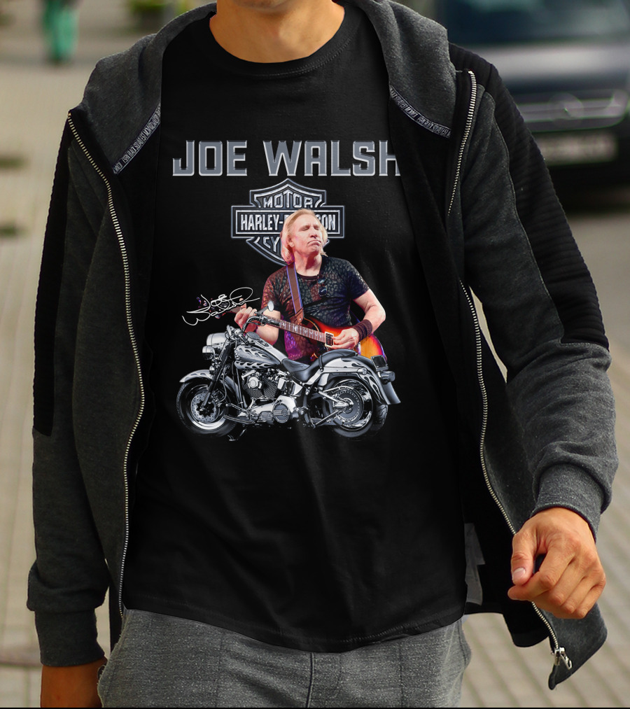 Joe Walsh Harley Davidson Motorcycle Legends T-Shirt