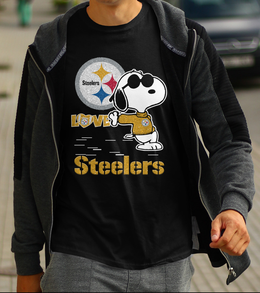 Snoopy Steelers Love Pittsburgh T-Shirt