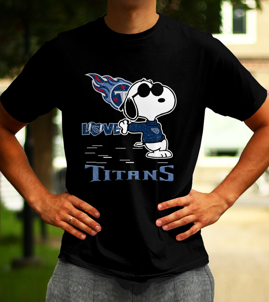 Snoopy Love Tennessee Titans Football Passion T-Shirt