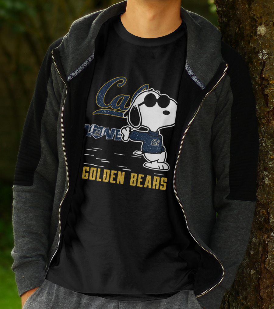 Snoopy Loves Cal Golden Bears California T-Shirt