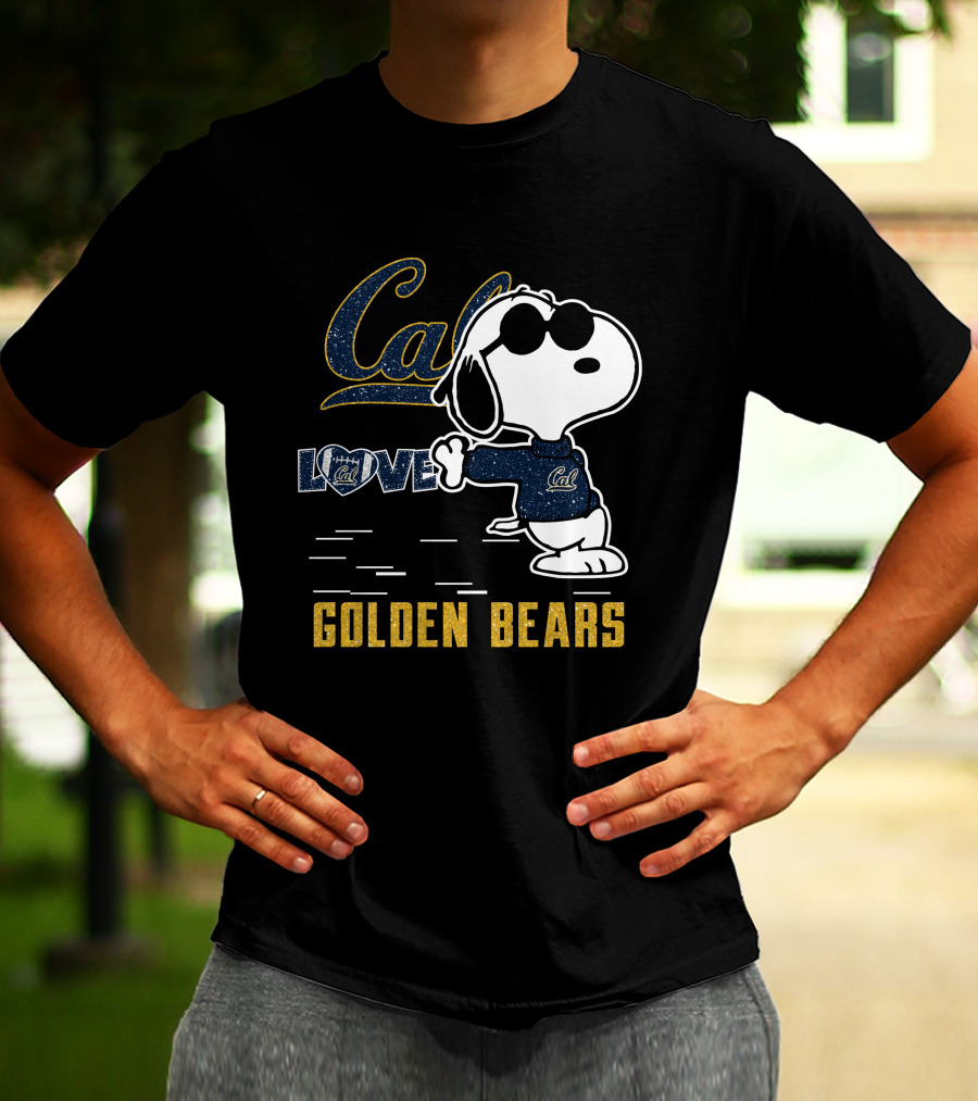 Snoopy Loves Cal Golden Bears California T-Shirt