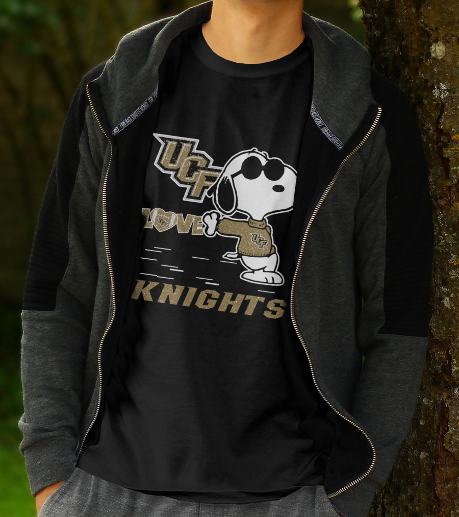 Snoopy UCF Love Knights Football T-Shirt