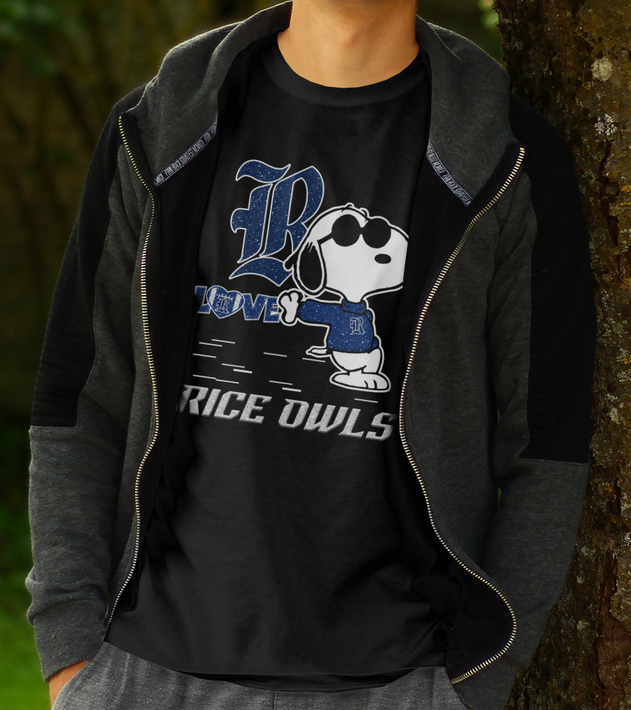 Snoopy Rice Owls Love T-Shirt