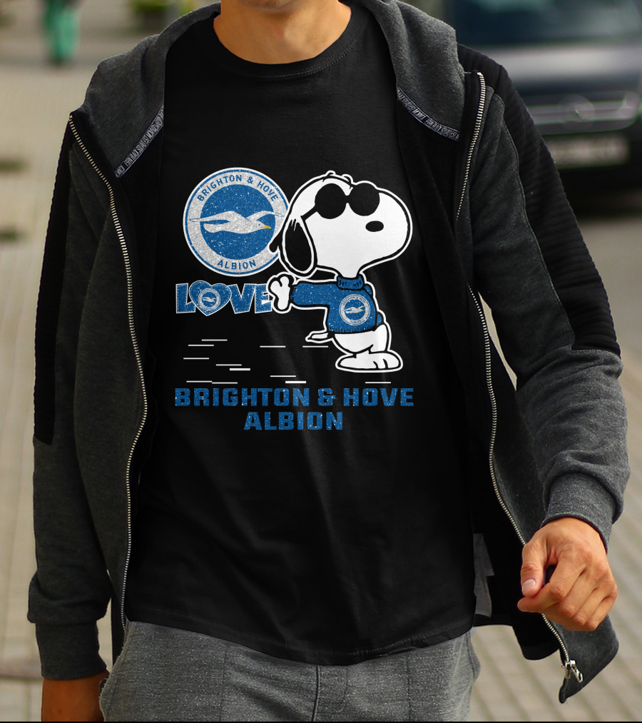 Snoopy Love Brighton & Hove Albion T-Shirt