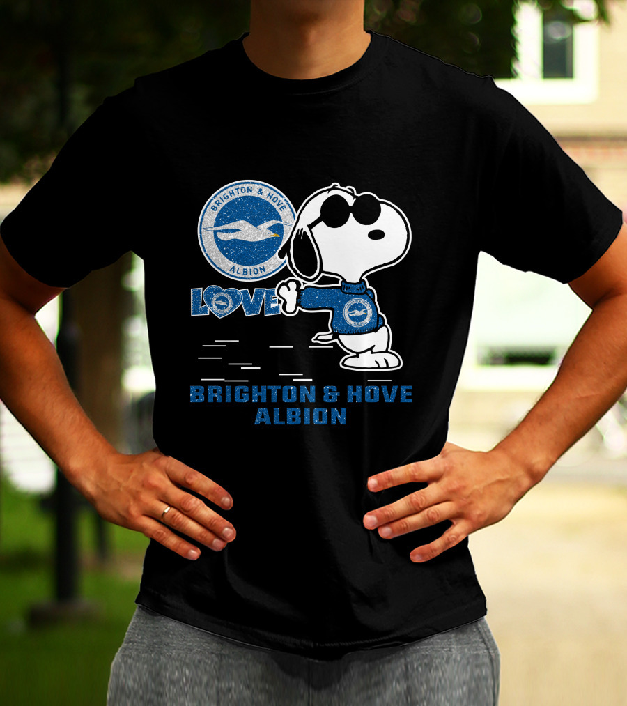 Snoopy Love Brighton & Hove Albion T-Shirt