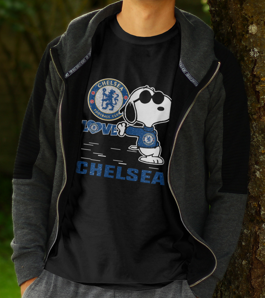 Snoopy Love Chelsea Football Club 131 T-Shirt