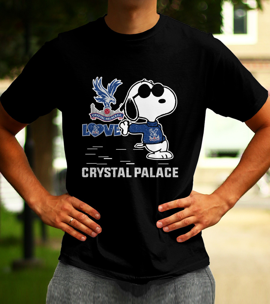 Snoopy Love Crystal Palace Fc Crystal Palace T-Shirt