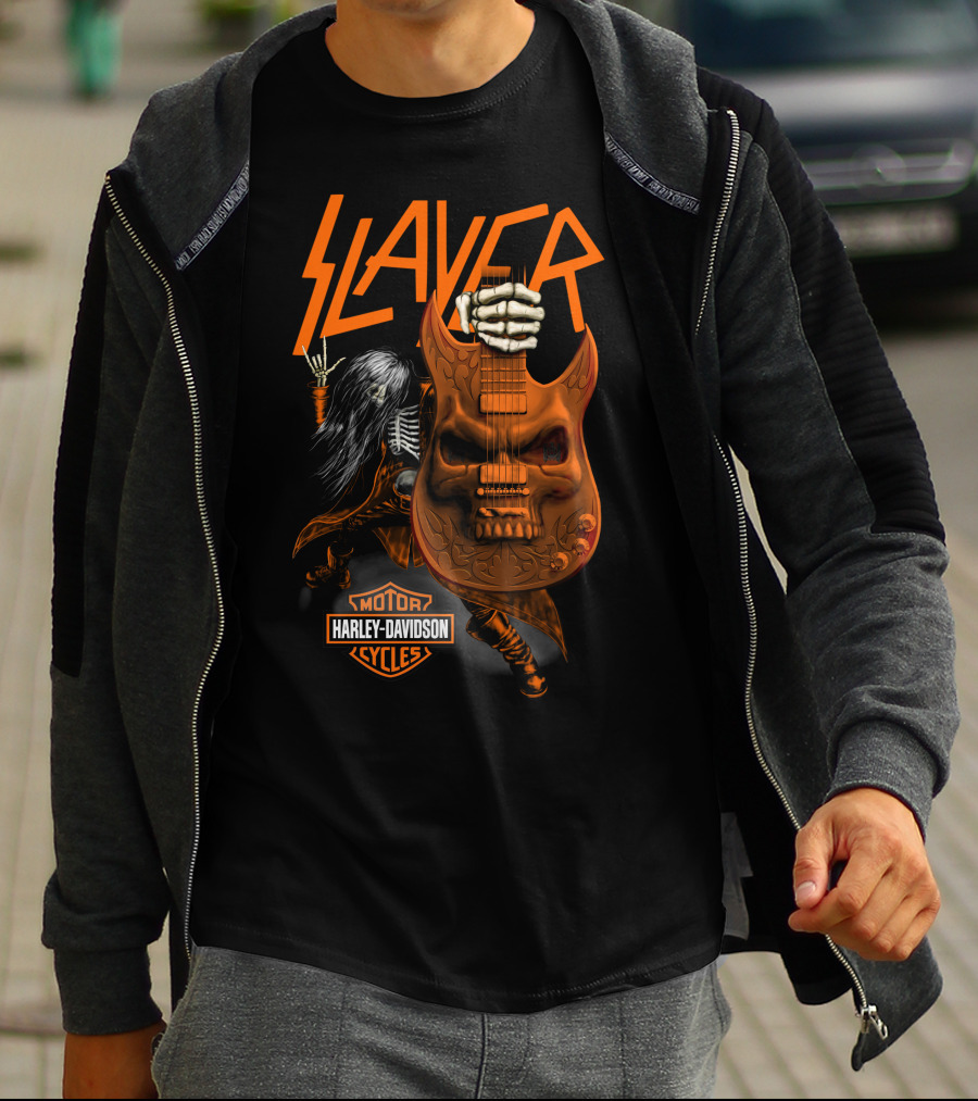 Slayer Harley Davidson Motor Cycles T-Shirt