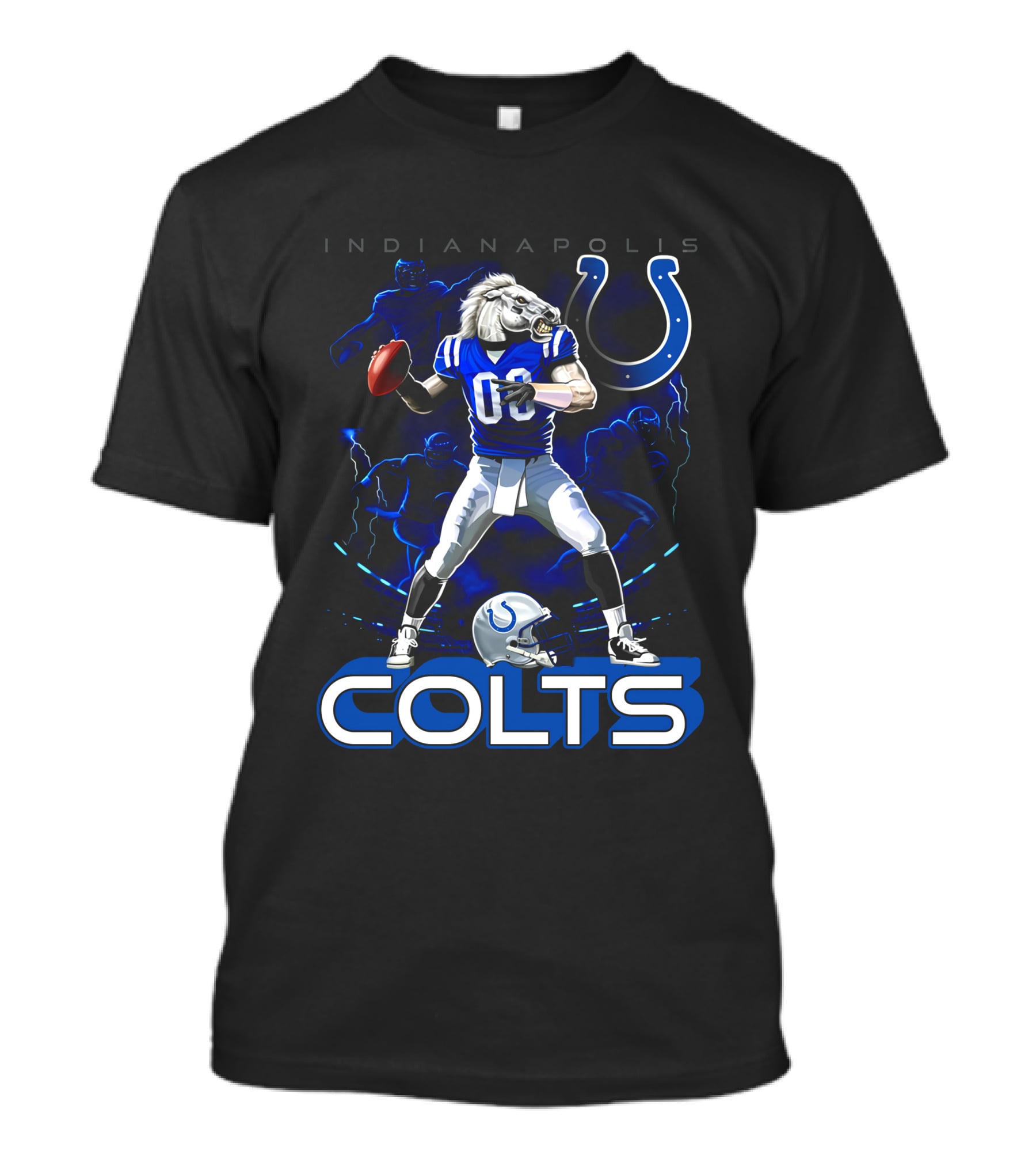 Indianapolis Colts Football Horse Quarterback 03 T-Shirt