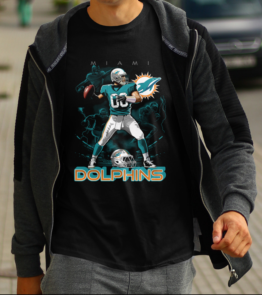 Miami Dolphins 13 Quarterback Football Legends T-Shirt