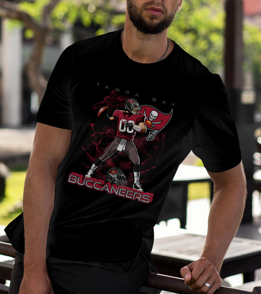 Tampa Bay Buccaneers Football Quarterback T-Shirt
