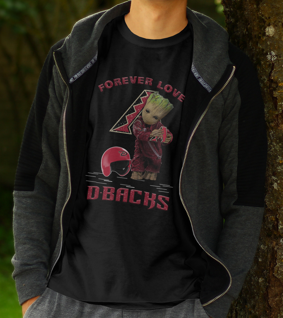 Forever Love Dbacks Arizona Diamondbacks Football Fans Groot T-Shirt