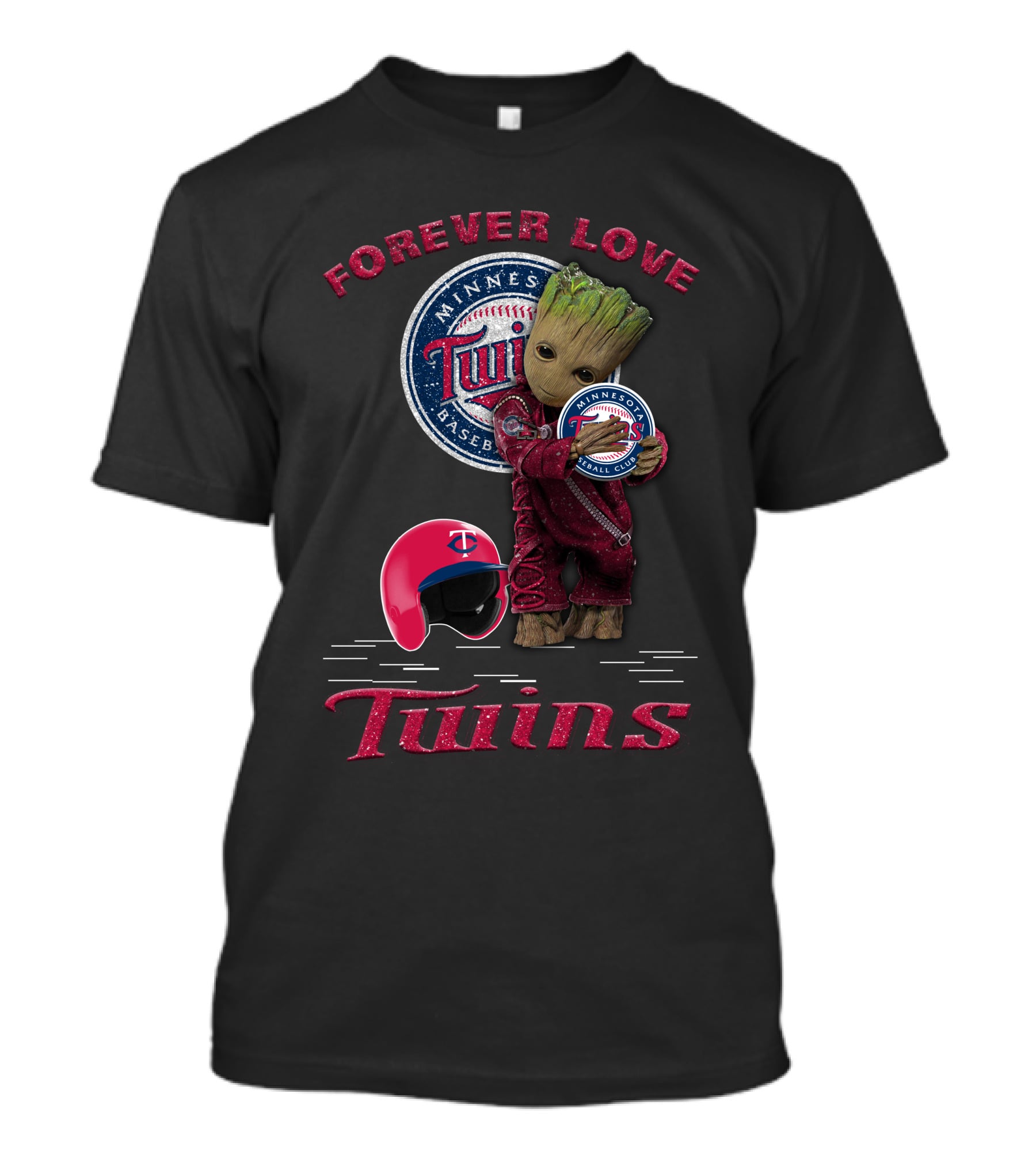 Forever Love Minnesota Twins MLB Baseball Groot Fan T-Shirt