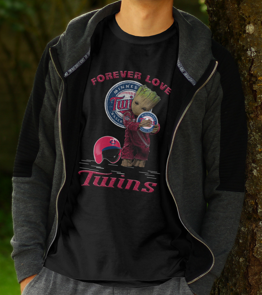 Forever Love Minnesota Twins MLB Baseball Groot Fan T-Shirt