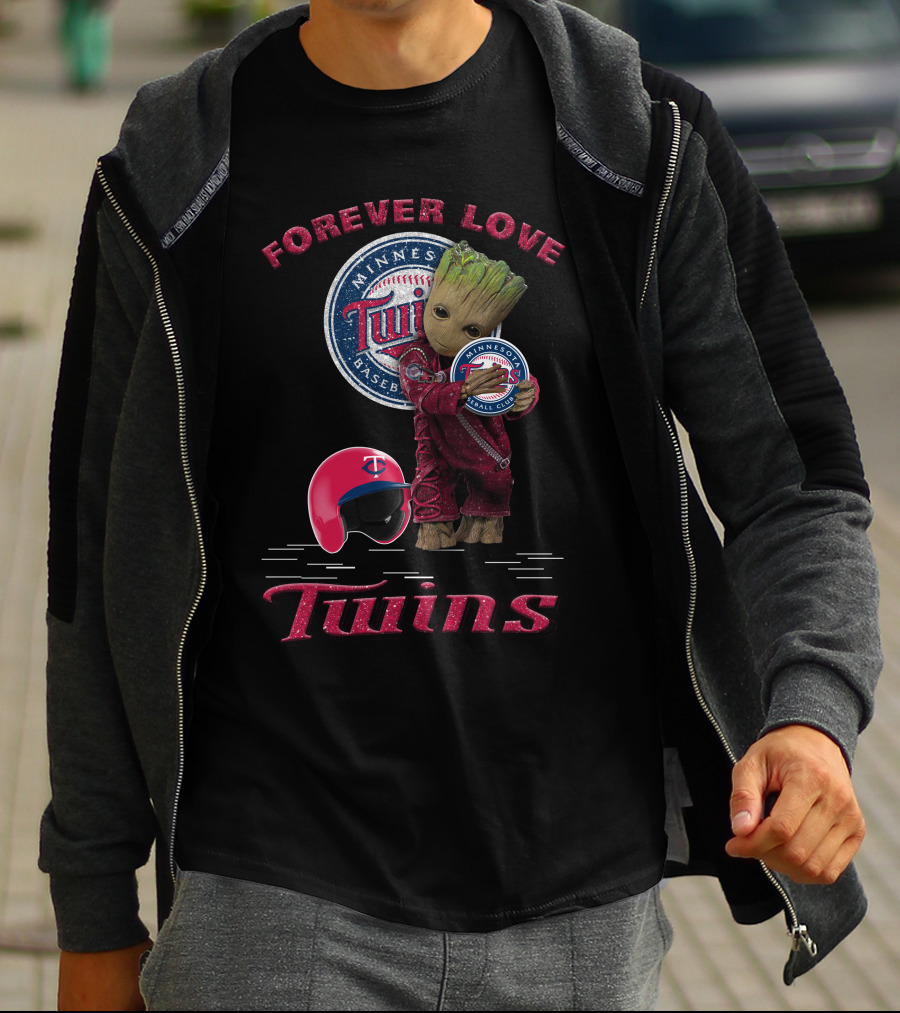 Forever Love Minnesota Twins MLB Baseball Groot Fan T-Shirt