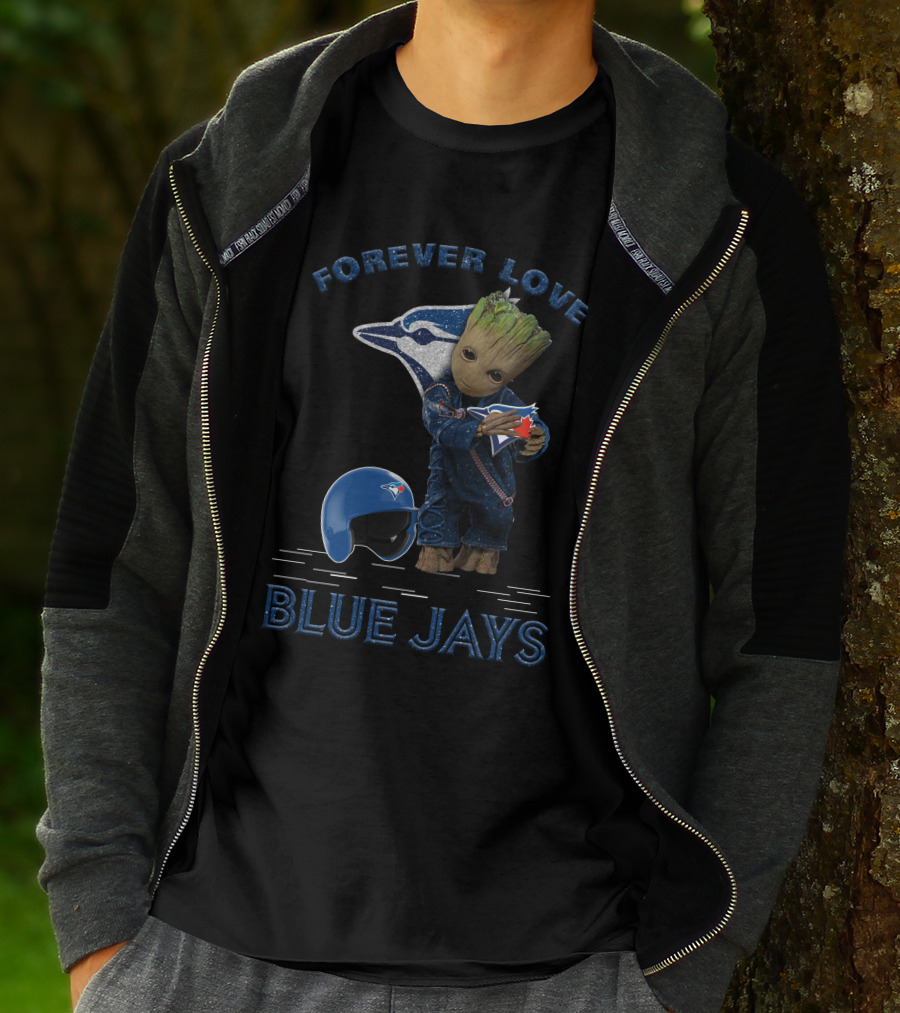 Forever Love Groot Blue Jays MLB Fans T-Shirt