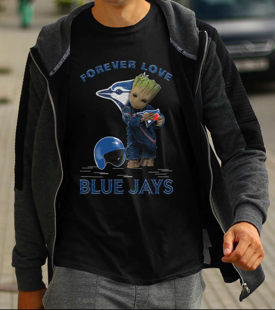 Forever Love Groot Blue Jays MLB Fans T-Shirt