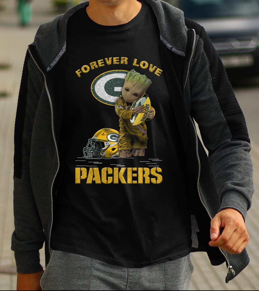 Forever Love Packers Groot Green Bay T-Shirt