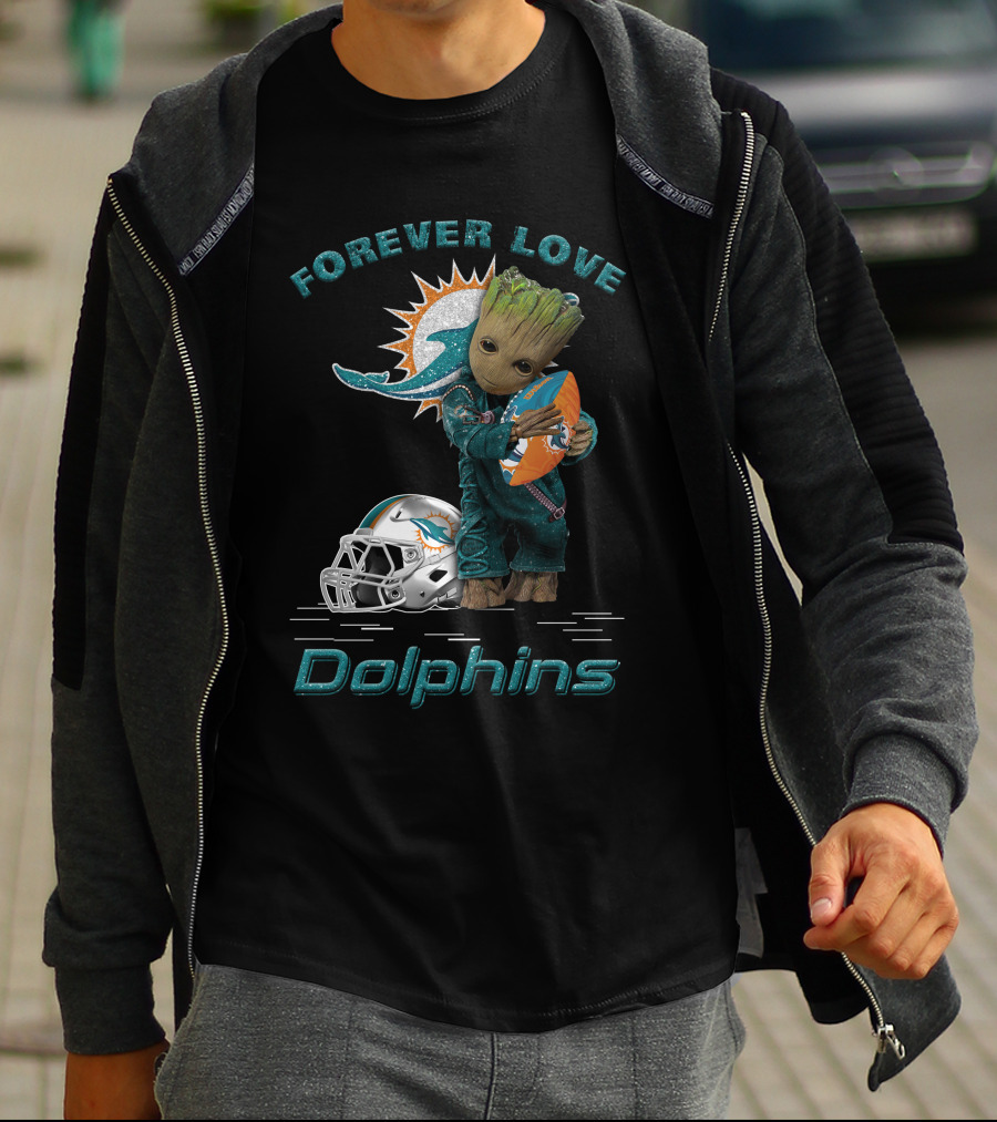 Forever Love Dolphins Groot Miami T-Shirt