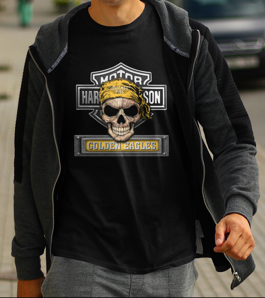 Motor Hard Southern Miss Golden Eagles T-Shirt