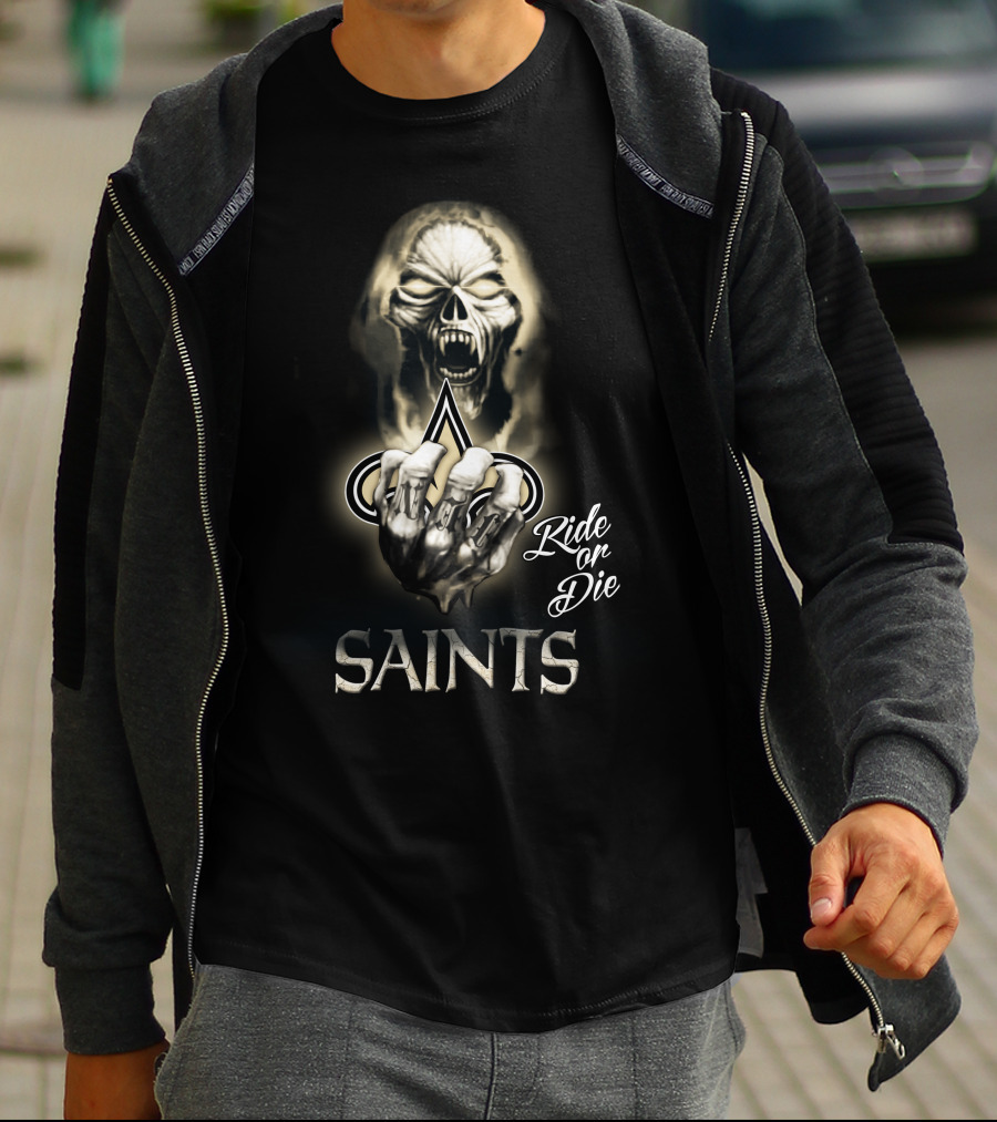 Nfl New Orleans Saints Ride Or Die 146 Hd0023 T-Shirt