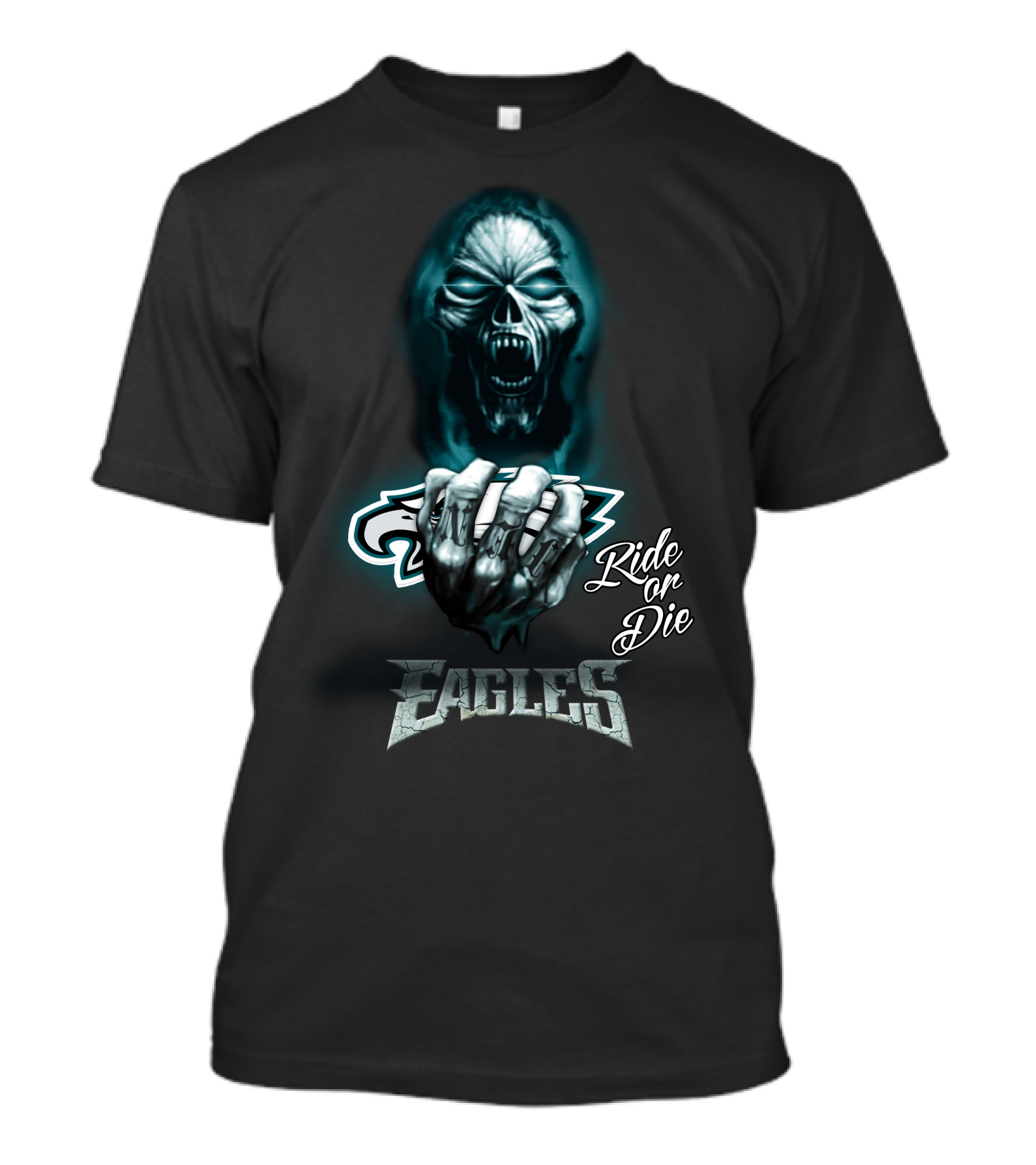 Nfl Philadelphia Eagles Ride Or Die Eagles 146 Hd0026 T-Shirt
