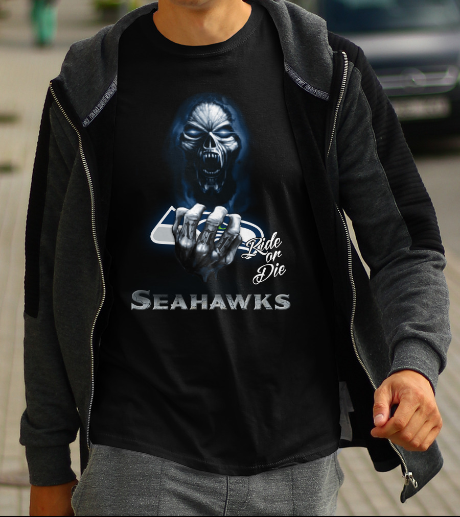 Seattle Seahawks Nfl Ride Or Die 146 Hd0029 T-Shirt
