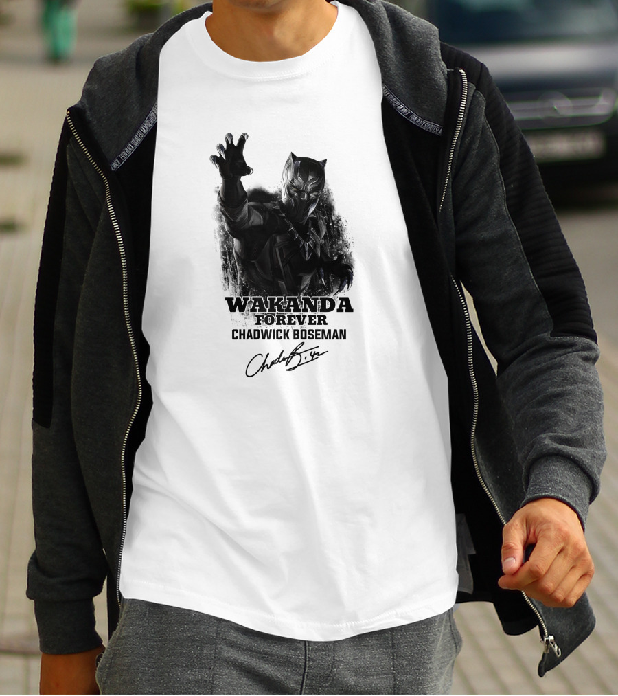 Wakanda Forever Chadwick Boseman T-Shirt