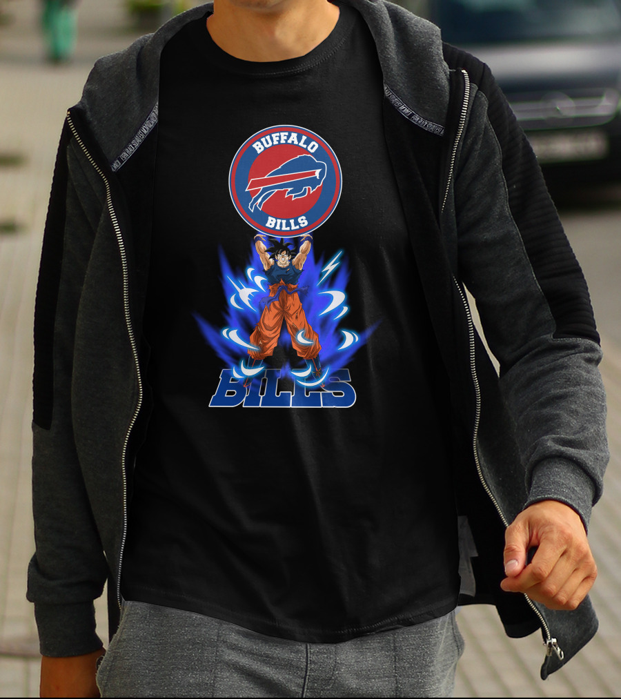 Buffalo Bills US BUB2093 Anime Fusion Power Up T-Shirt
