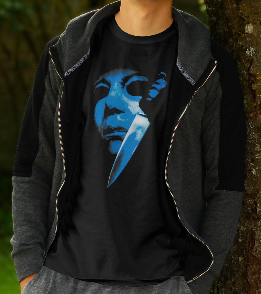 Halloween The Curse Of Michael Myers Knife Mask Iconic Horror T-Shirt