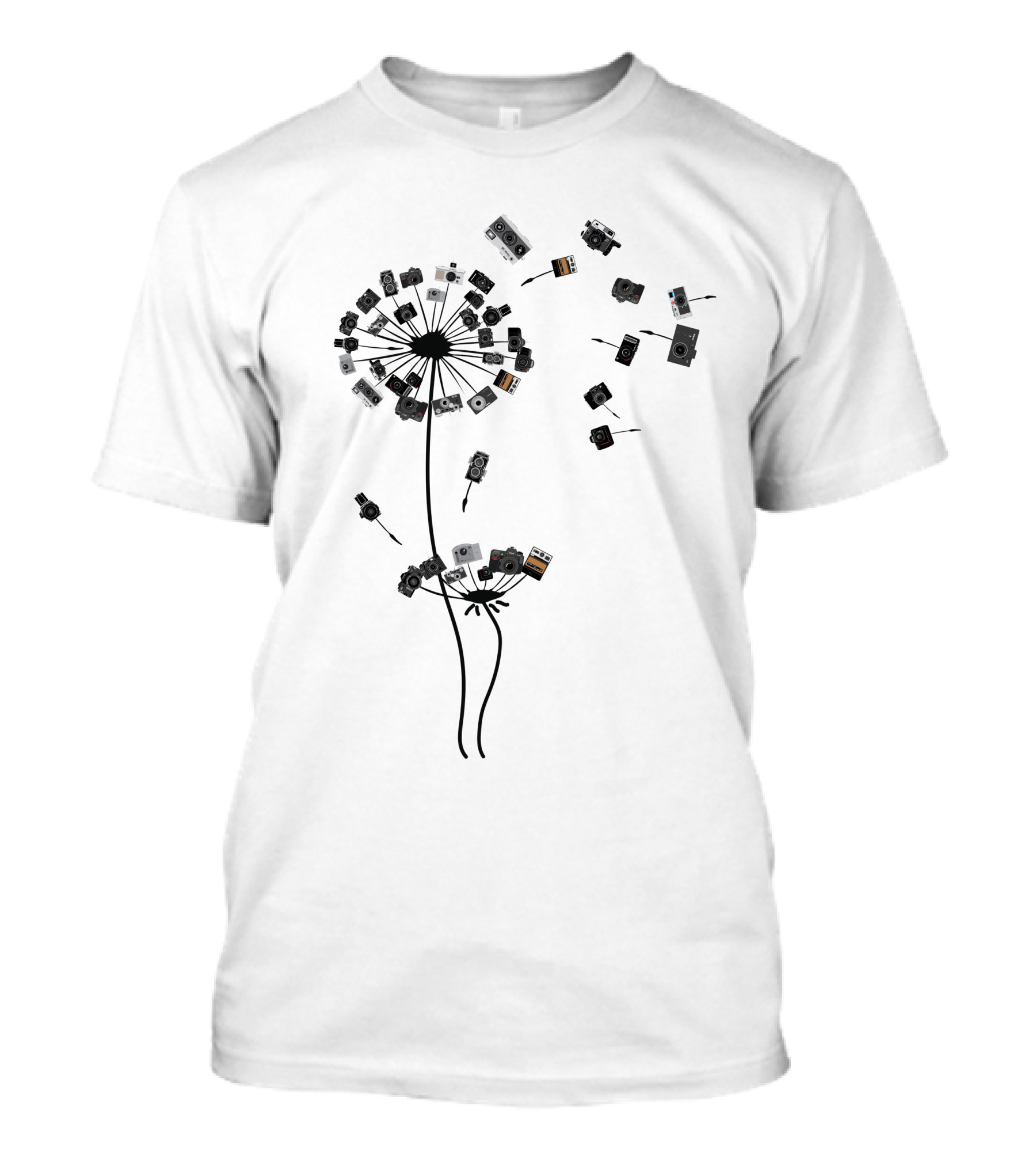 Camera Collection Dandelion T-Shirt