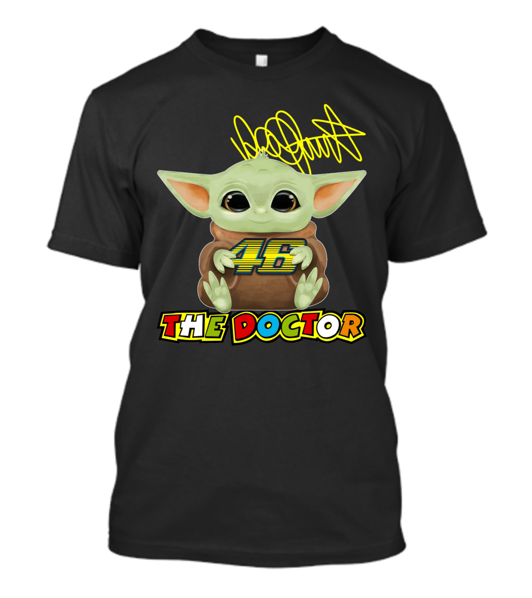 Valentino Rossi Baby Yoda The Doctor 46 T-Shirt