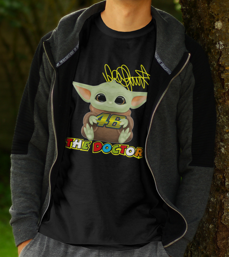 Valentino Rossi Baby Yoda The Doctor 46 T-Shirt