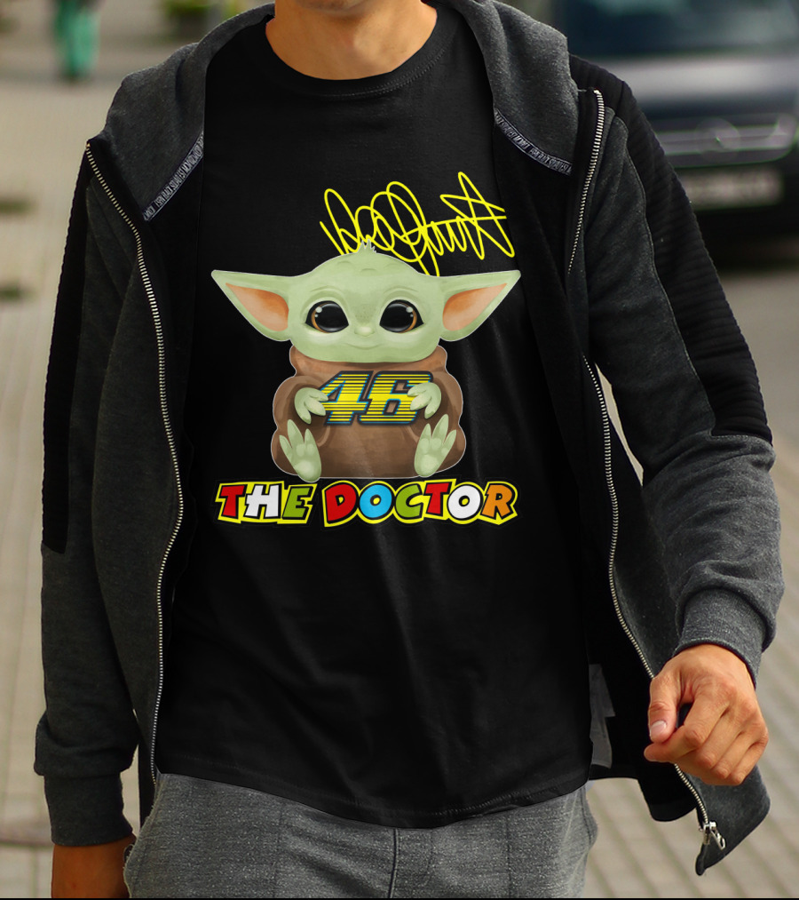 Valentino Rossi Baby Yoda The Doctor 46 T-Shirt