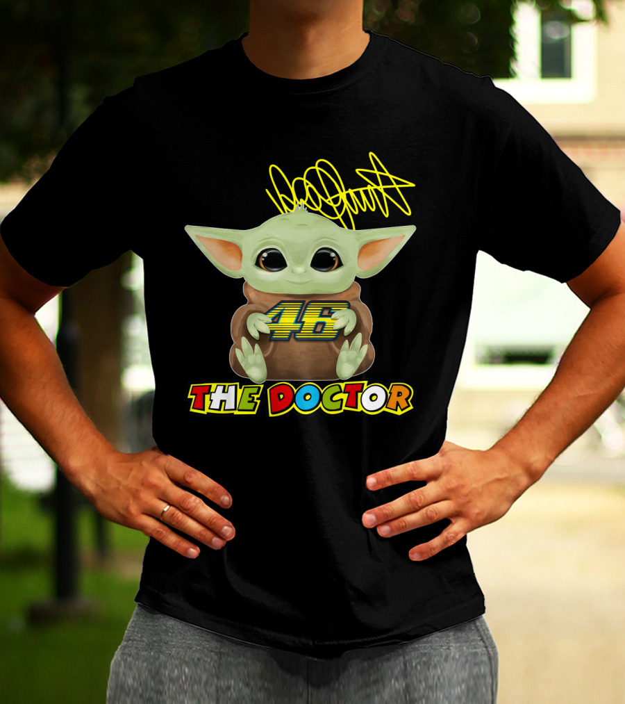 Valentino Rossi Baby Yoda The Doctor 46 T-Shirt