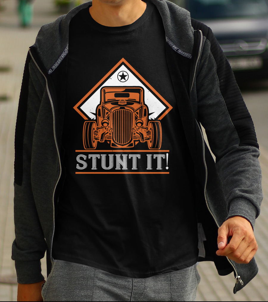 Stunt IT Hot Rod Star Triangle T-Shirt