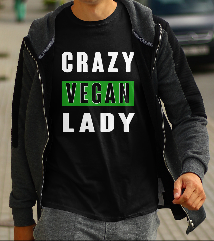 CRAZY VEGAN LADY T-Shirt