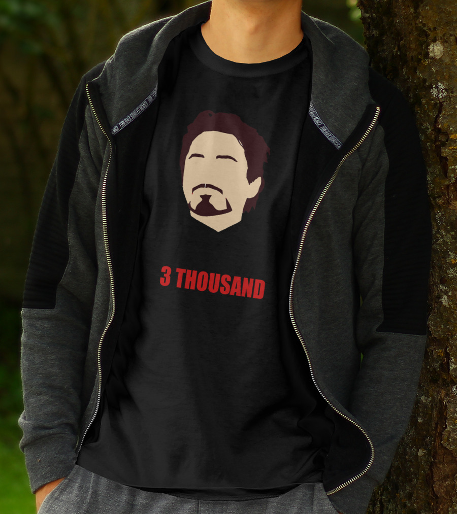 I Love U 3 Thousand Times Iron Man T-Shirt
