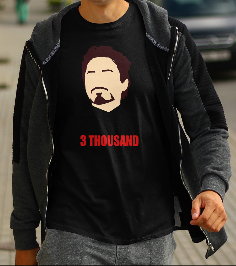 I Love U 3 Thousand Times Iron Man T-Shirt