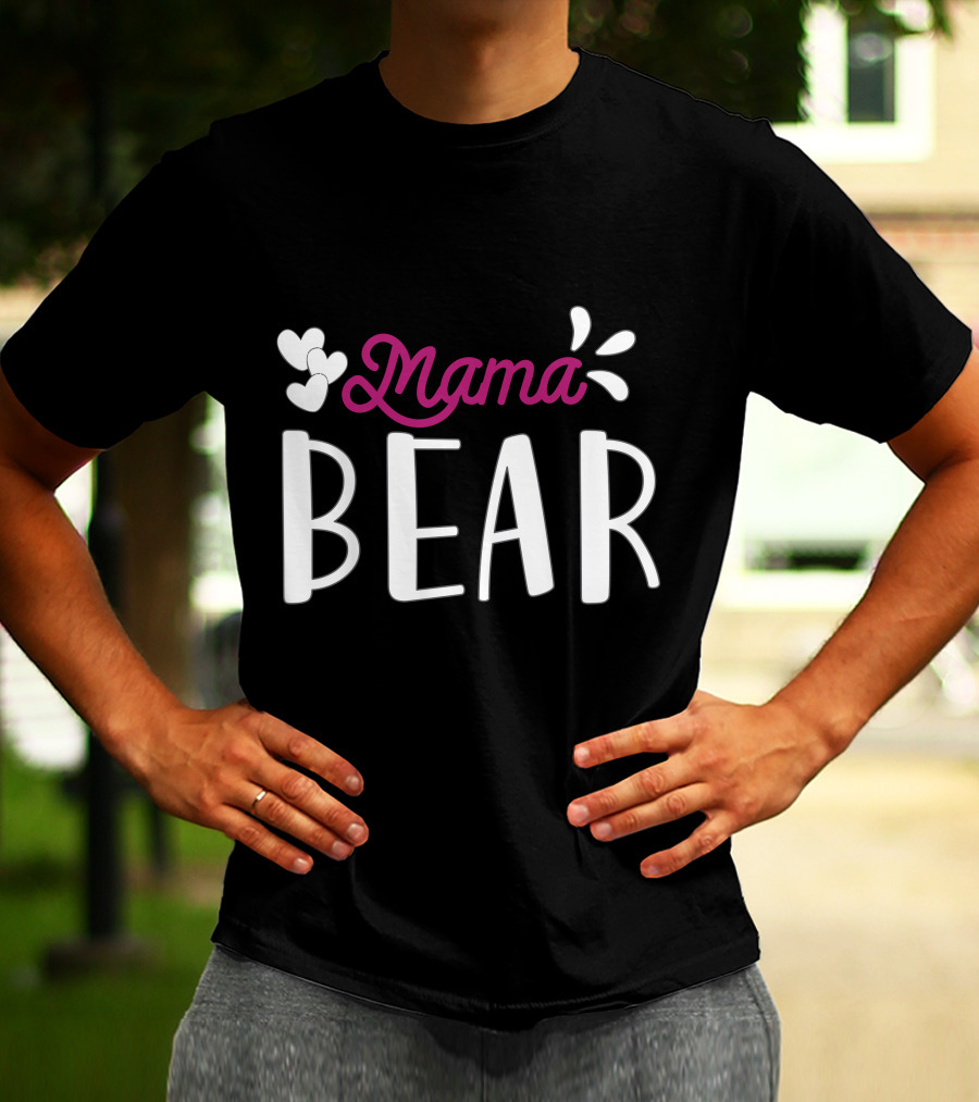 Mama Bear Heart Elements T-Shirt