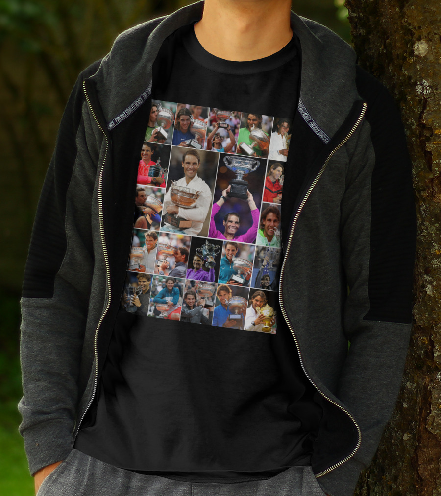 Nadal Trophy Collection 21 Grand Slam Victories T-Shirt