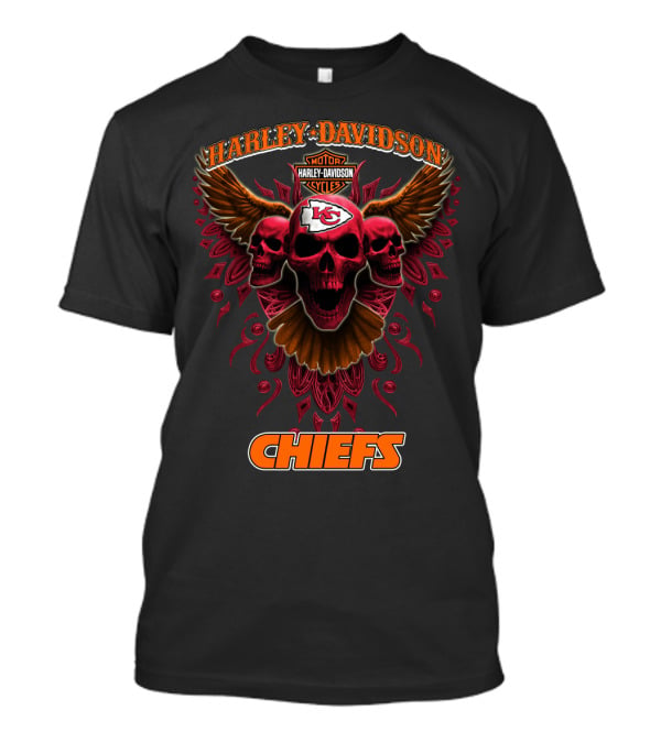 Harley Davidson Motorcycles Kansas City Chiefs Chiefs T-Shirt